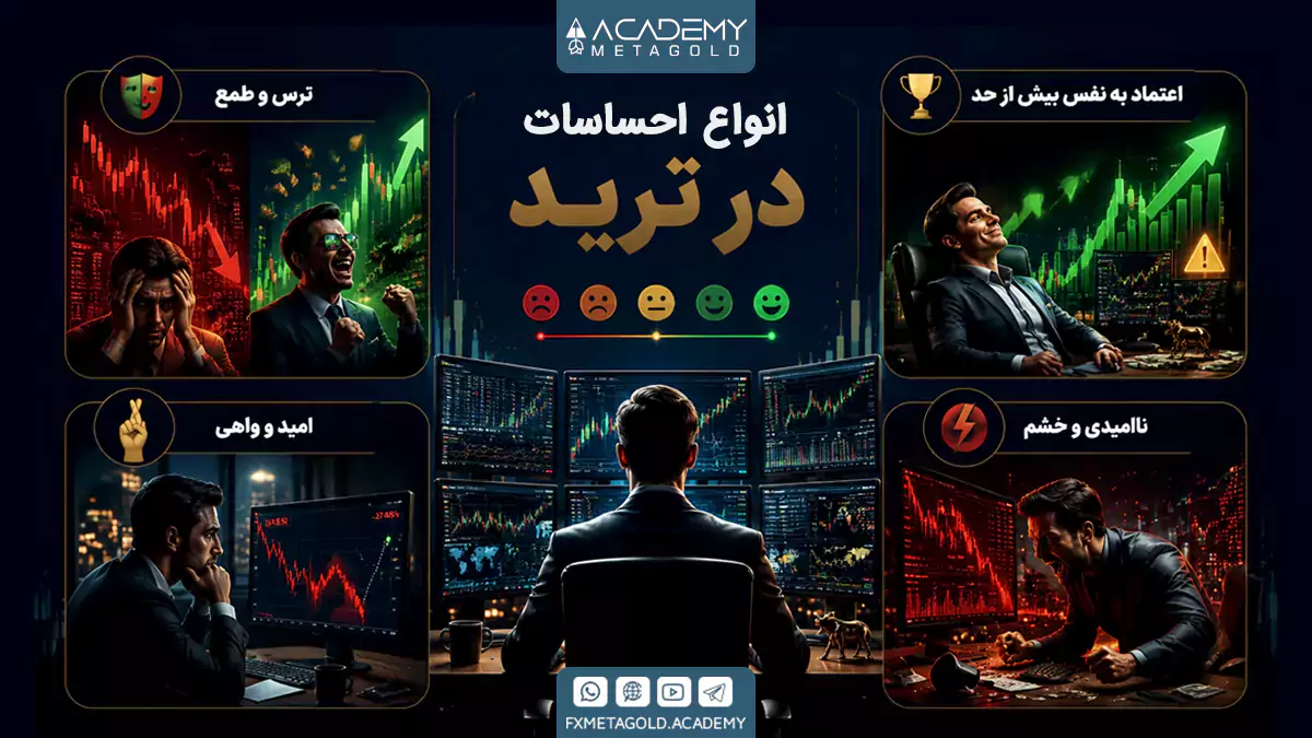 انواع احساسات در معامله گری 