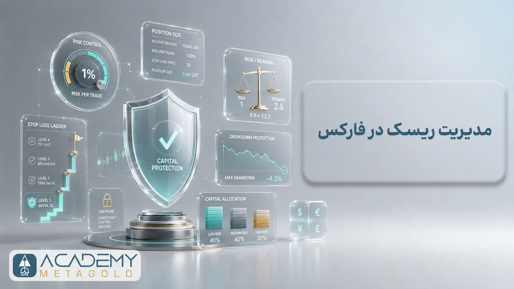 مدیریت ریسک در فارکس؛ راهنمای کنترل ضرر برای تریدرها