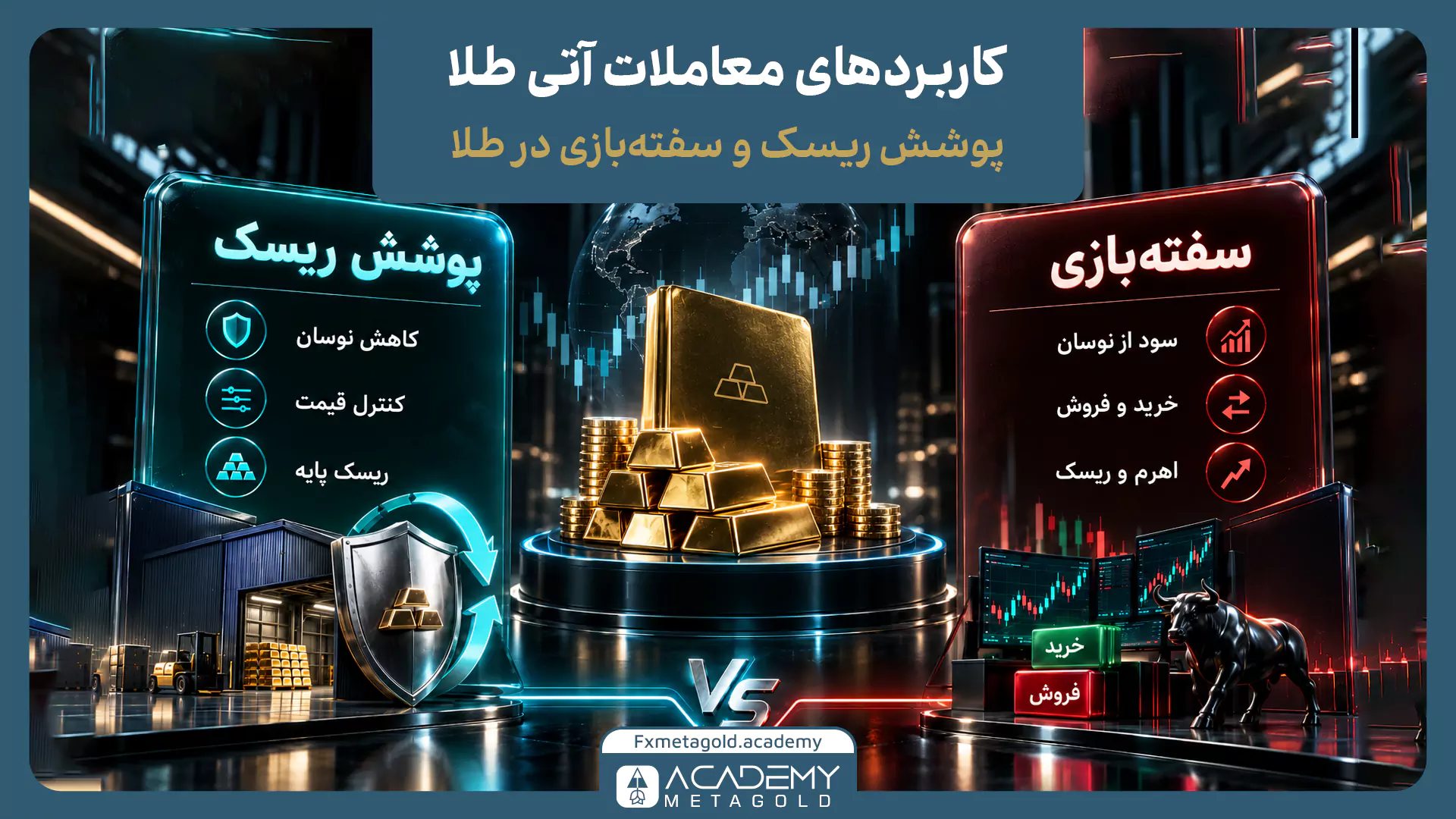 کاربردهای معاملات آتی طلا برای پوشش ریسک و سفته‌بازی روی نوسان قیمت